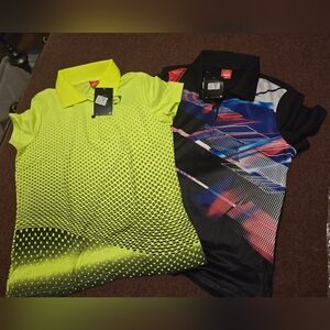 New! Women's Size Small Conpression Fit Polo Shirt Lot Of 2